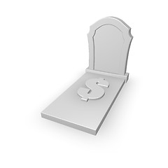 Image showing dollar grave