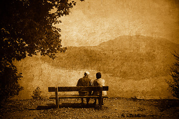 Image showing Vintage couple