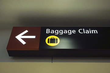 Image showing Baggage claim