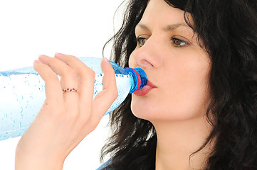 Image showing woman with water