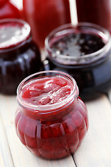 Image showing strawberry jam