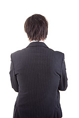 Image showing businessman  in back