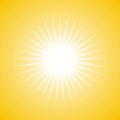 Image showing Yellow background with a sun shape