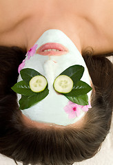 Image showing Soothing Green Tea and Cucumber mask