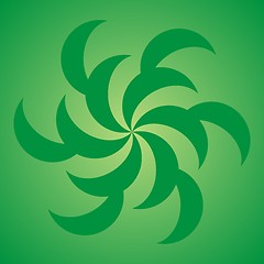 Image showing Abstract green background