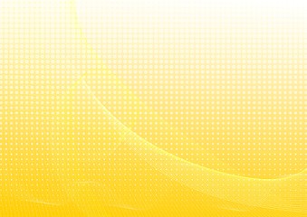 Image showing Yellow abstract background with waves