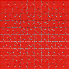 Image showing Red puzzle