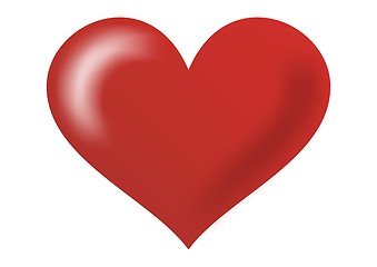 Image showing Red heart