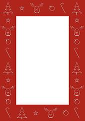 Image showing Christmas border