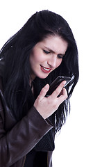 Image showing Beautiful woman on the phone