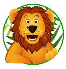 Image showing Cute cartoon lion