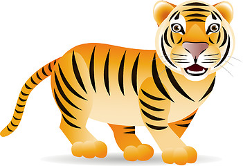 Image showing Cute tiger illustration