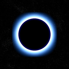 Image showing total eclipse in space