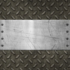 Image showing old grungy metal background