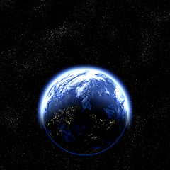 Image showing earth planet in space