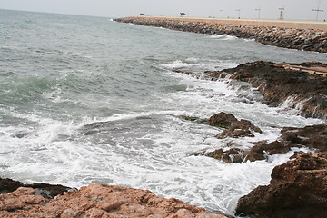 Image showing The sea in February