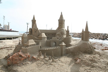 Image showing Sand castle