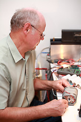 Image showing Senior electrician