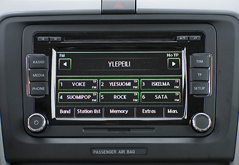 Image showing Car Radio Display