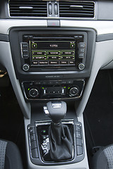 Image showing Middle Console of Car