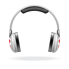 Image showing Vector headphones