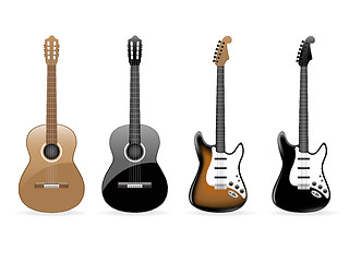 Image showing Vector guitars