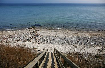 Image showing Danish coast