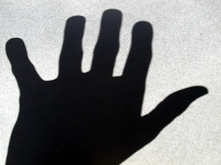 Image showing Hand shadow