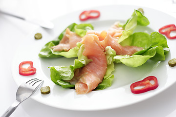 Image showing smoked salmon