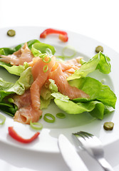 Image showing smoked salmon