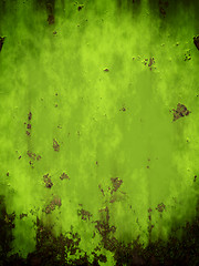 Image showing green metal