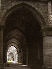 Image showing abbey arcs