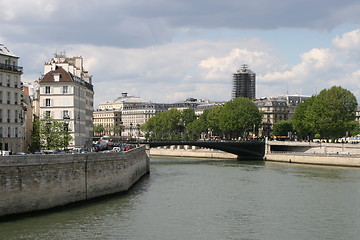 Image showing The Seine River, Paris, France