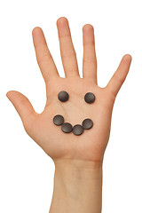 Image showing Smiley pills
