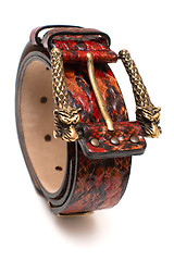 Image showing Belt with Dragon buckle