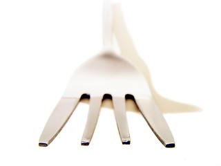 Image showing abstract view of a fork