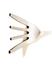 Image showing abstract view of a fork