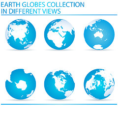 Image showing Earth globes