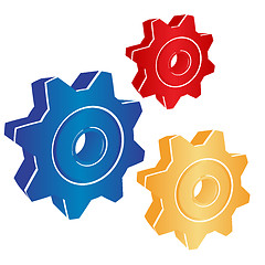 Image showing 3D Gears