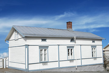 Image showing White Wooden House