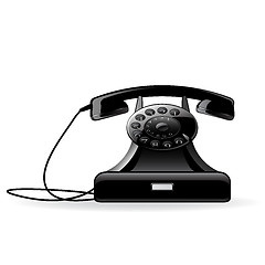 Image showing Retro telephone