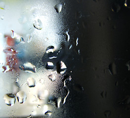 Image showing drops in a glass