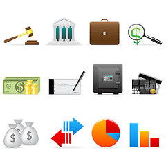 Image showing Finance icons