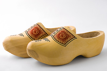 Image showing Wooden Dutch Shoes