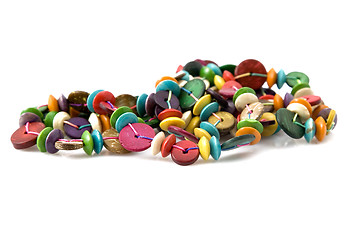 Image showing wooden beads