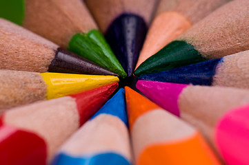 Image showing Multicolor pencils