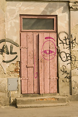 Image showing old door