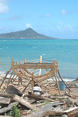 Image showing boat building vertical