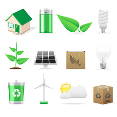 Image showing Eco icons 