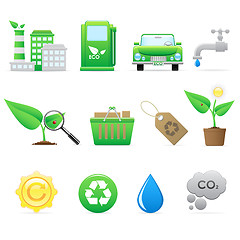 Image showing Ecology icons set